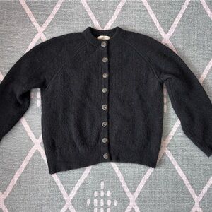 Sezane Othello Cardigan in Black